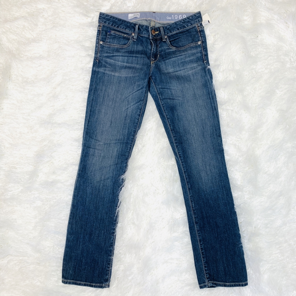 GAP 1969 ANKLE JEANS REAL STRAIGHT SIZE 27/4a